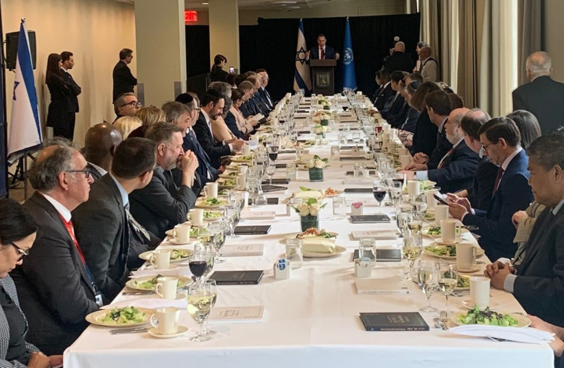 Passover Seder at UN Headquarters in Manhattan on March 28, 2023 (credit: UNITED NATIONS)