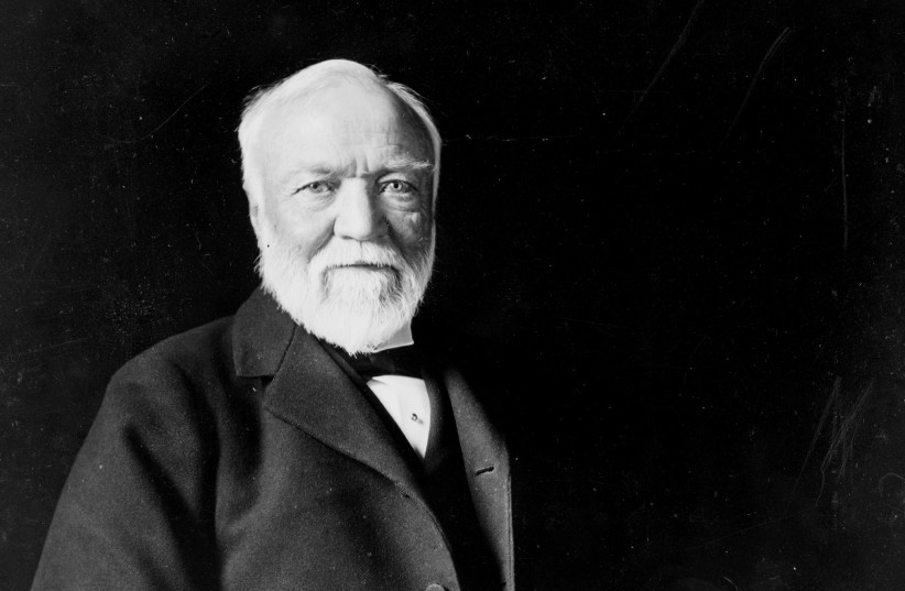  Andrew Carnegie by Theodore Marceau in 1913. (United States Library of Congress’s Prints and Photographs) (credit: WIKIPEDIA)