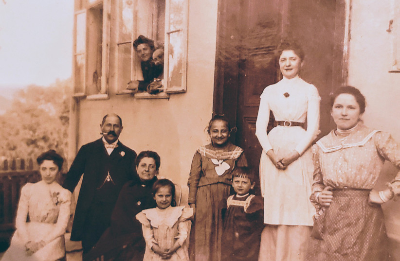  YOUNG RUDOLPHINA (middle) and her family. (credit: Serena Fox personal collection)
