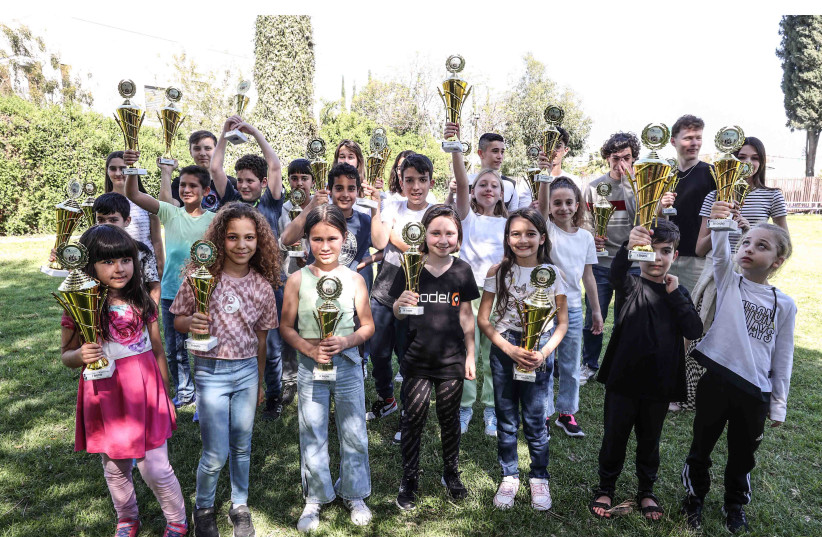  Champions from the chess championship for young Israelis. (credit: Israel Chess Federation)
