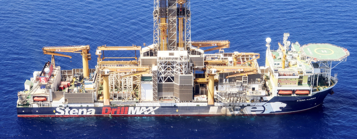London-based Energean’s drill ship begins drilling at the Karish natural gas field offshore Israel in the east Mediterranean May 9, 2022.