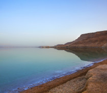A beach at the Dead Sea