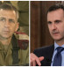 Aviv Kochavi (L) and Bashar Assad (R)