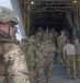 US Army soldiers, assigned to the East Africa Response Force (EARF), 101st Airborne Division on a mission to bolster the security of Manda Bay Airfield, Kenya after an attack by Somalia's al Shabaab militants that killed three Americans, board a transport plane in Camp Lemonnier, Djibouti January 5,