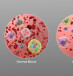  3D Medical Animation still showing an increase in white blood cells of a person suffering from Leukemia.