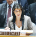  THEN-US ambassador to the United Nations Nikki Haley speaks during a meeting of the United Nations Security Council in 2018.