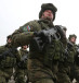 Russian soldiers march in Almaty, Kazakhstan, January 13, 2022
