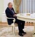  Russia's President Vladimir Putin attends a meeting with Azerbaijan's President Ilham Aliyev at the Kremlin in Moscow, Russia, February 22, 2022.