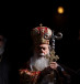  Greek Orthodox Patriarch of Jerusalem Theophilos III leads the "Washing of the Feet" ceremony on Easter Holy Week in the Church of the Holy Sepulchre in Jerusalem's Old City, April 21, 2022. 