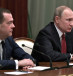  Russian President Vladimir Putin and Prime Minister Dmitry Medvedev attend a meeting with members of the government in Moscow, Russia January 15, 2020.