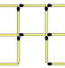  The match puzzle: how are six squares former here?