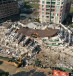  An aerial view shows collapsed and damaged buildings after an earthquake in Hatay, Turkey February 7, 2023.