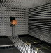  Radio frequency anechoic chamber, Antennas Research Group, Democritus University of Thrace, Greece. The interior surfaces are covered with pyramidal Radiation Absorbent Material (RAM) which are made of rubberized foam impregnated with mixtures of carbon and iron.