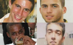 Israelis Hadar Goldin, Oron Shaul, Avera Mengistu and Hisham Al-Sayed being held by Hamas in Gaza