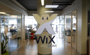  Employees work at website-designer firm Wix.com offices in Tel Aviv.