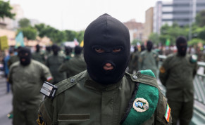 Members of a special IRGC force attend a rally marking the annual Quds Day, or Jerusalem Day, on the last Friday of the holy month of Ramadan in Tehran, Iran April 29, 2022