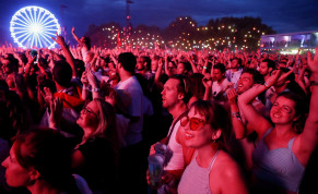  Festivalgoers attend the Sziget music festival on an island in the Danube River in Budapest, Hungary, August 11, 2022.