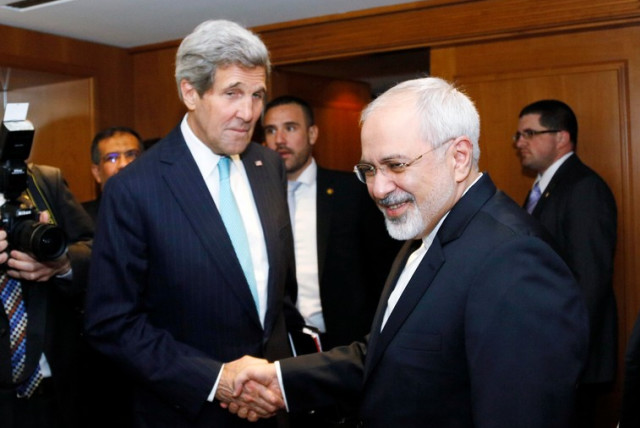 Zarif and Kerry get a little too friendly for Iranian regime - The  Jerusalem Post