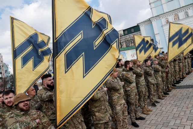 Did the infamous Azov Battalion inspire Putin's 'denazification' claim? - The Jerusalem Post