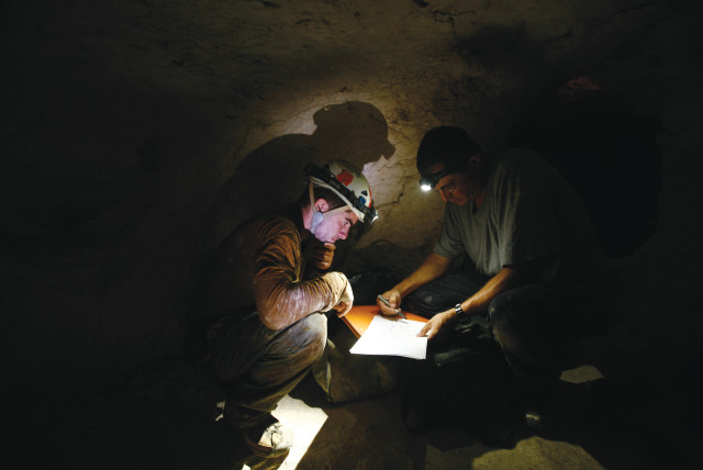  RESEARCHERS INSIDE an archaeological site near Beit Guvrin, 2011. The protagonist-girl goes on an adventurous dig in the area.