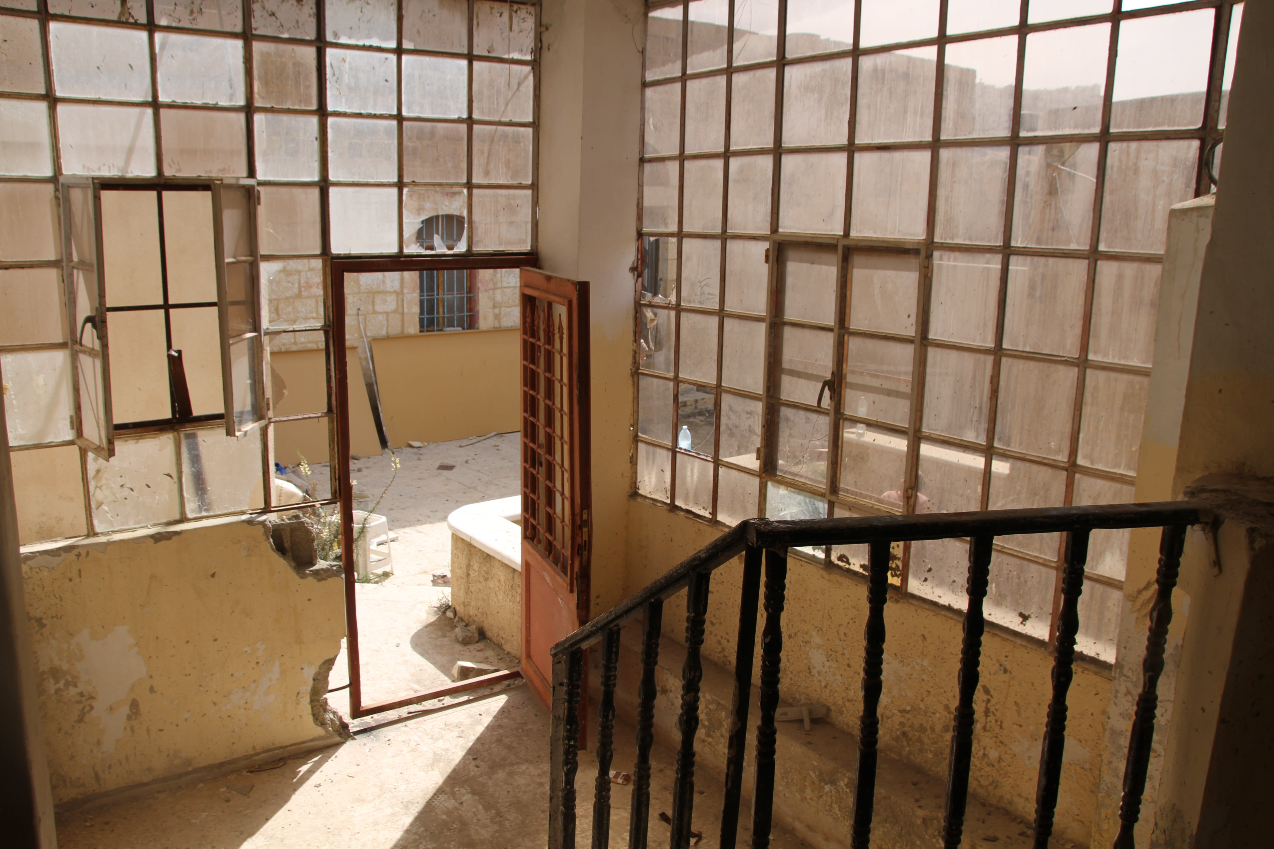 Inside view of one of the two Hebron homes, Beit Rachel and Beit Leah (Tovah Lazaroff)