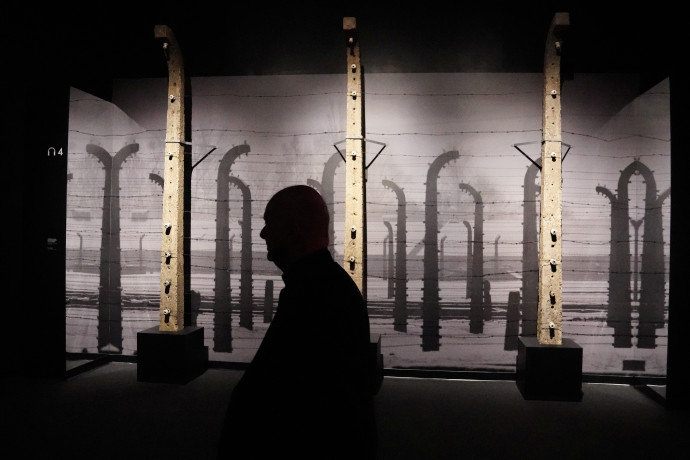 A man walks into the Museum of Jewish Heritage in the Manhattan borough of New York, New York, US.CARLO ALLEGRI/REUTERS