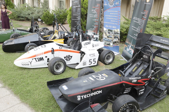 The Formula cars from the Technion - Israel Institute of Technology, Tel Aviv University, and Ben-Gurion University of the NegevYAEL TZUR