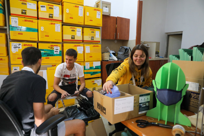 Sonovia's diverse staff works together to ship mask orders around the world, but mostly to the United States. When Sonovia started it had only a handful of employees. Today, it staffs more than 60 people and around 200 contractors (Credit: Courtesy)