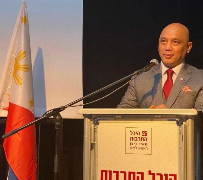 Philippine Ambassador to Israel Macairog S. AlbertoThe Philippine Embassy in Tel Aviv