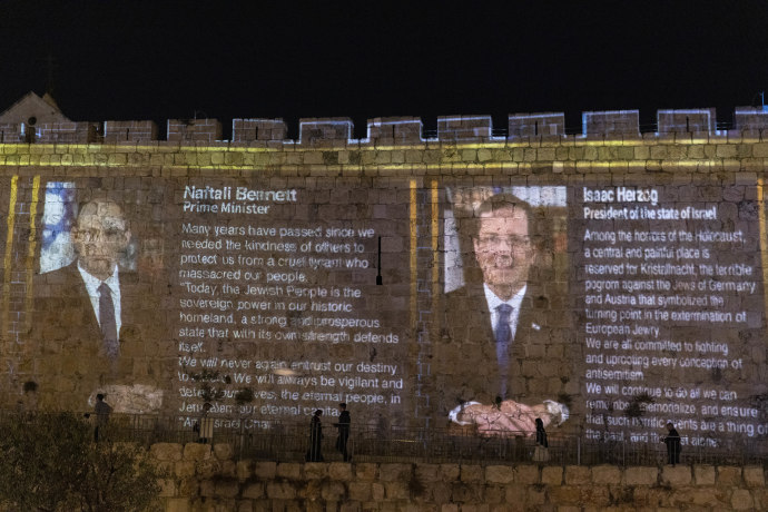 France - March of the Living 'Let There Be Light' initiative illuminates cities, synagogues around the world (Courtesy)