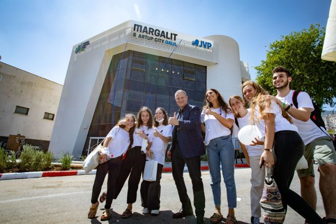 MARGALIT LAUNCHES the food tech innovation center at Margalit Startup City Galil in Kiryat Shmona, September 2021. (Credit: Olivier Rosenthal)