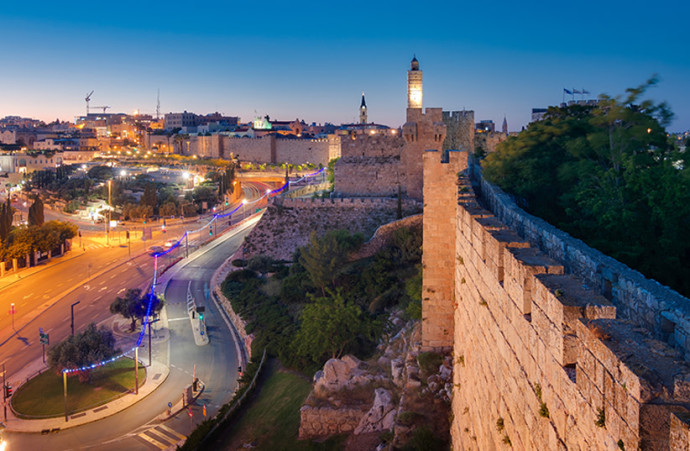 Jerusalem's Old City (Credit: JERUSALEM POST)
