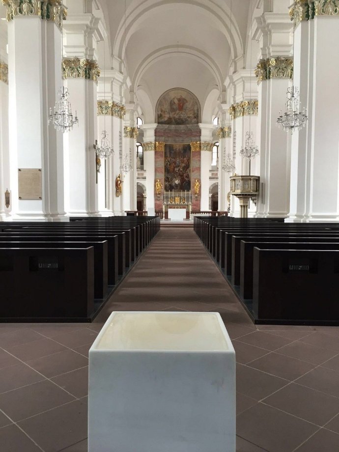 Inside a Jesuit church in Germany (Credit: PIXABAY)
