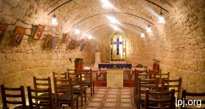 One of the chapels | The House of Parables in Taybe (Credit: LATIN PATRIARCHATE OF JERUSALEM - lpj.org)