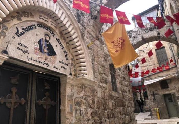 The Christian Quarter in the Old City of Jerusalem (Credit: ALL ISRAEL NEWS)