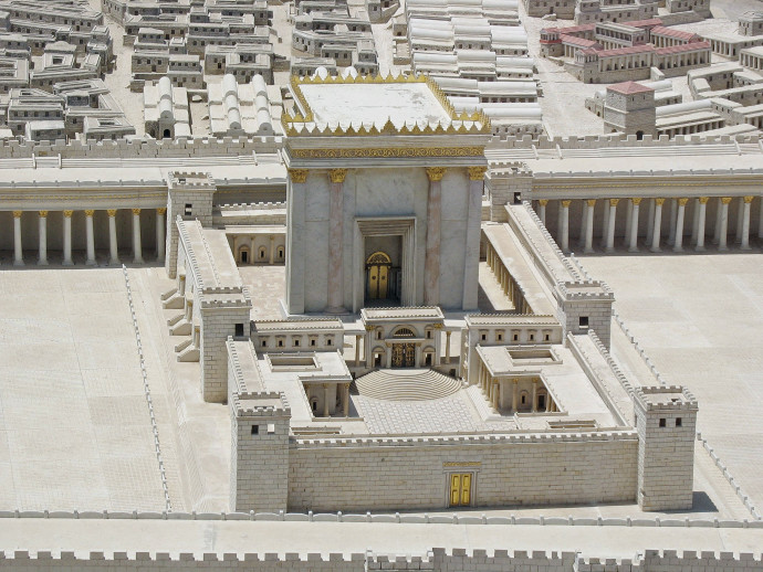 Second Temple model (Credit: Wikipedia)