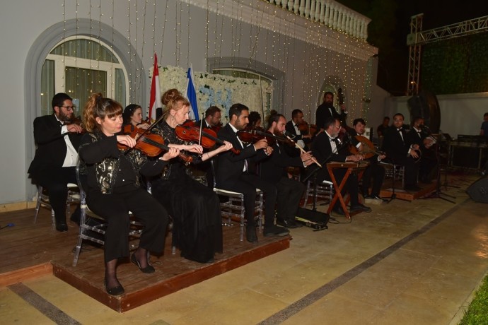 The Israeli orchestra Firqat Al Noor (Credit: ISRAELI EMBASSY IN EGYPT)