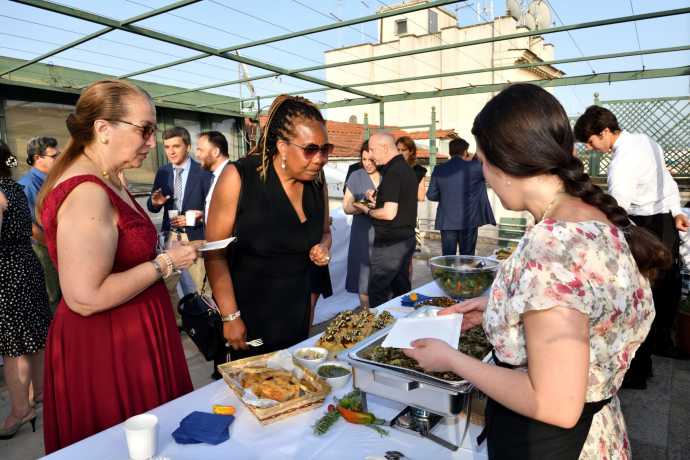 The Robin food event in Rome (Credit: The Israeli Mission to the UN agencies in Rome)