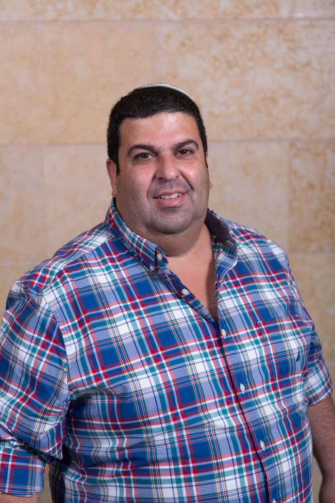 Aviad Gabbai, Principal, AMIT Kiryat Malachi (Credit: MEIR ELIPUR)