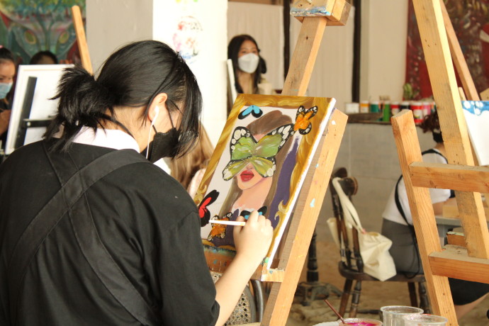 Maya x Nui: A Painting Workshop by Israeli and Thai Artists (Credit: Israeli Embassy in Thailand)
