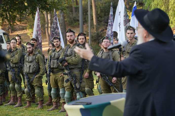 Netzah Yehuda Battalion (Credit: HILEL MEIR)