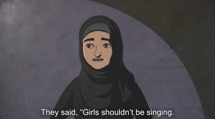 Hamas’ oppressive rule over women doesn’t allow Gaza’s girls or women to sing or dance in public (Credit: Center for Peace Communications)