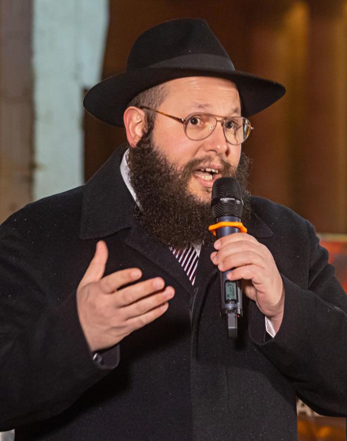 Rabbi Shalom DovBer Stambler, director of the Chabad of Poland (Credit: CHABAD POLAND)