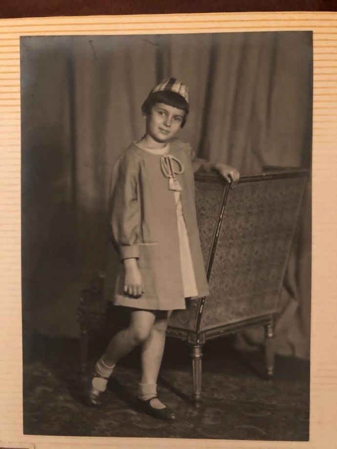 TAMARA ZISERMAN, Eitan’s grandmother, age 10. (Credit: Neishlos Foundation)