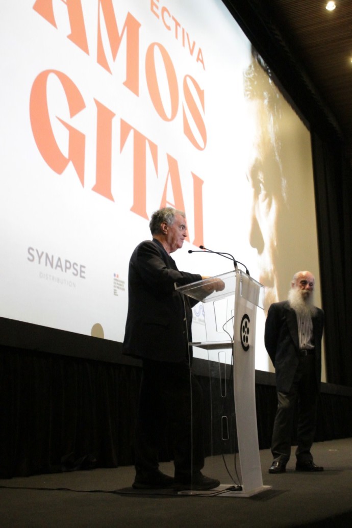 Israeli filmmaker Amos Gitai honored in Mexico (Credit: EMBASSY OF ISRAEL IN MEXICO)