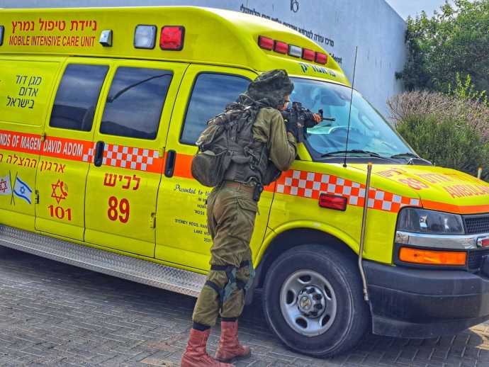 Magen David Adom ambulance (Credit: MAGEN DAVID ADOM ISRAEL)