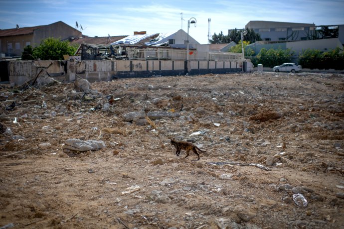 THE RUINS of the Sderot police station building, demolished by Israeli security forces after being severely damaged by Hamas, seen Oct. 21. (Credit: FLASH90)