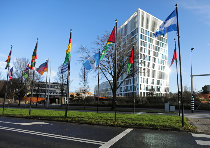 General view of the Eurojust building in The Hague, Netherlands December 12, 2019. (Credit: REUTERS/EVA PLEVIER)