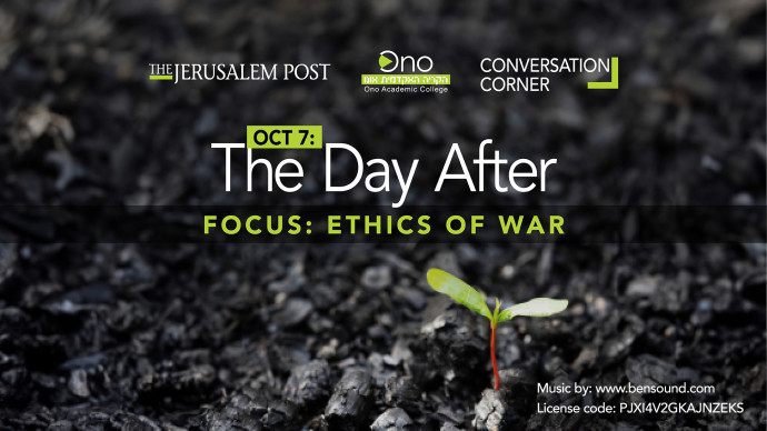 The Day After: Ethics of war (Credit: JERUSALEM POST)
