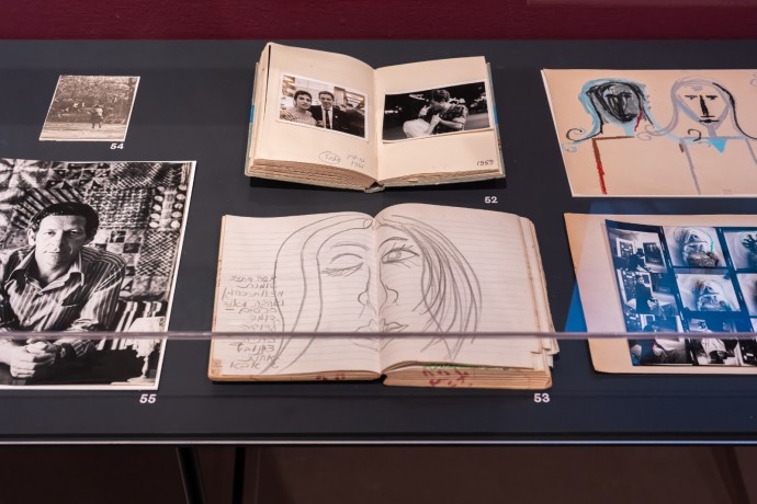 Ceramic works by Hedwig Grossman from the collection of the Eretz Israel Museum. Installation view from the exhibition Something to Hold On To, the University Gallery.
